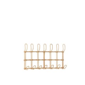 Porte manteau Ellen 6 croc ts Rotin