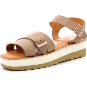 Kickers Femme Hi Sunset Sandale à Talon, Beige Clair, 36 EU