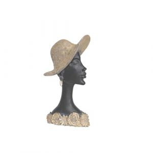 Chapeau Femme Buste Résine