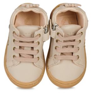 Easy Peasy Baskets montantes enfant MY DODU LACET CROCO Beige - Taille 22,23