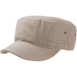 Atlantis Land Lot de 2 casquettes militaire - Adulte (S-M) (Beige) - UTAB427