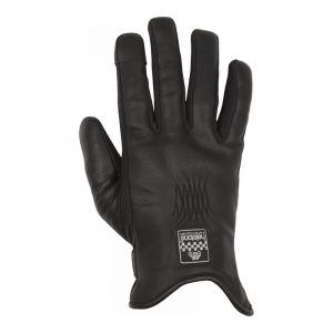 Helstons Gants cuir hiver Benson noir/marron- T11