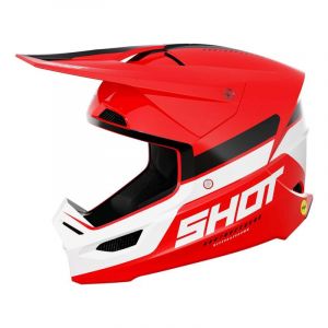 Shot Casque cross Race Iron red glossy- M