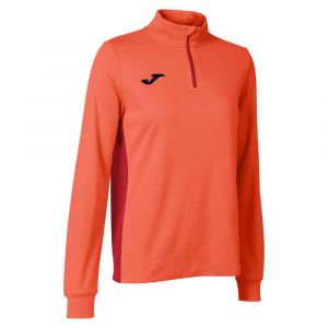 Joma Sweat-Shirt Winner II pour Femme, Orange Fluo-Noir