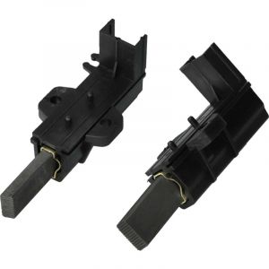 Vhbw 2x balais de charbon avec support remplace 54S5009-05-04, 54S5009-05-06, 54S5009-06-02 pour machine à laver, noir