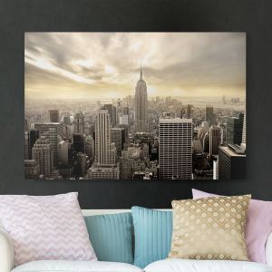 Image de Bilderwelten Tableau déco Manhattan Dawn I