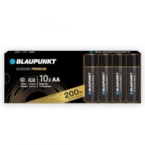 Blaupunkt AA Piles alcalines Premium, Paquet de 10, idéales pour Les contrôleurs de Jeux et Les Jouets, LR6BPR/10CB