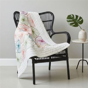 Plaid coton 150x150 ILONA - multicolore