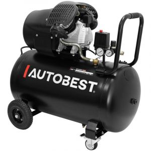 Autobest Compresseur Bicylindre 100L