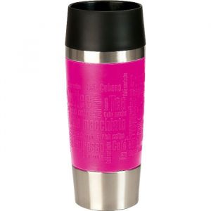 Emsa Mug isotherme Travel Mug silicone inox rose 0,36L