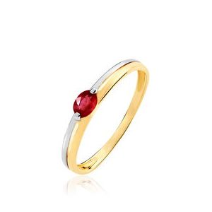 Histoire d'Or Bague Julia Or Bicolore Et Rubis