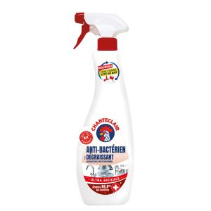 Chanteclair Spray Dégraissant Antibactérien, Idéaux sur Tout, Efficaces Partout, Fonctionne Tête en Bas - 600 ml