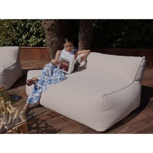 Bobochic Salon de jardin Chauffeuse 2 places sans accoudoir pour canapé de jardin modulable riviera Beige - Beige