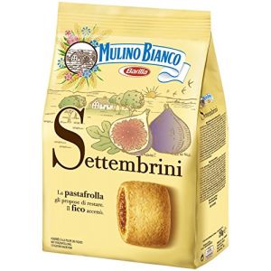 Mulino bianco Barilla - Settembrini - Biscuits Fourrés aux Figues 250 g - Lot de 5
