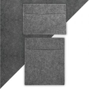 Monster shop Doublure Int&eacute;rieure en Feutre pour Van & 2x Poches de Rangement, Couvre 11m2, Polypropyl&egrave;ne Super Extensible, Organisation Camionnette