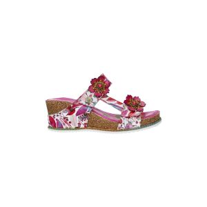 Laura Vita Mules BONITO 22 Fushia Rose