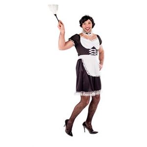 Fun Shack Costume Femme De Ménage Tenue Soubrette Déguisement Carnaval et Halloween L