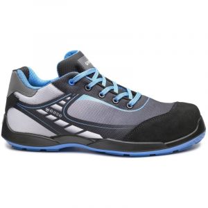 Base Protection Bowling Chaussure de S&eacute;curit&eacute; pour Hommes et Femmes, Noir et Bleu, Taille 40