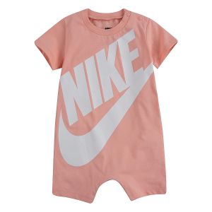 Nike Combicourt en coton swoosh Rose - Couleur Rose - Taille 18-24 mois