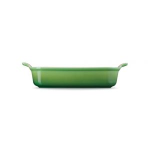 Le Creuset H&eacute;ritage Plat Rectangulaire, C&eacute;ramique, 32 cm, 2,31 kg, Bamboo, 71102324080001
