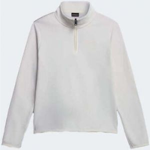Napapijri Sweatshirt Iaato Half Zip blanc femme - XS