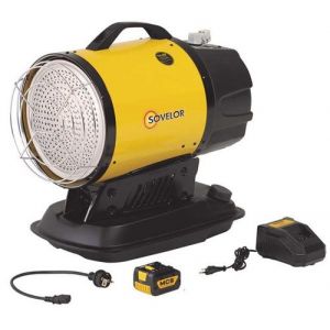 Sovelor Chauffage Fuel rayonnant Infrarouge avec batterie 17kW - MINISUN DC