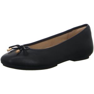 FitFlop Femme Delicato Bow Soft Leather Ballet Flats Chaussure, Noir, 38 EU