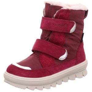 Superfit Flavia Warm gefütterte Gore-Tex Botte de Neige, Rot/Silber 5000, 27 EU Large