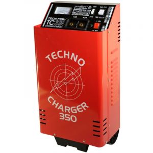 Tecnoweld - Chargeur démarreur de batterie 12-24V awelco Charge 60A auto poids lourds 600 Ah TEC350 sur roues