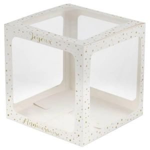 Ruedelafete Cube déco Anniversaire 30cm