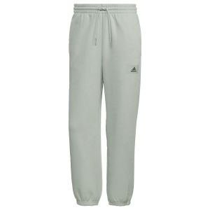 Adidas Pantalon de survêtement en molleton de coton et jambres droites Essentials FeelVivid Vert, pointure Small - Vert - Taille Small