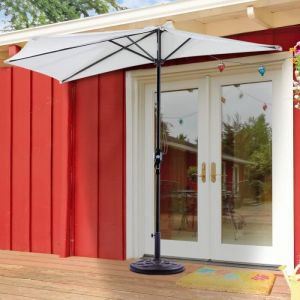 No Name Demi-parasol SUNNYDAY Cr&egrave;me