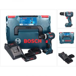 Bosch GSB 18V-90 C Perceuse-visseuse à percussion sans fil Professional 18 V 64 Nm brushless + 2x Batteries ProCORE 4,0 Ah +
