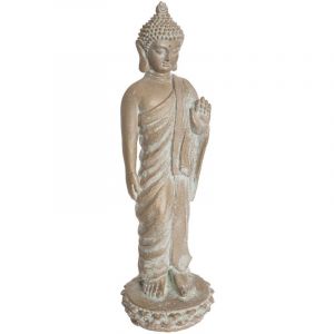 Atmosphera Bouddha effet blanchi H 74 cm