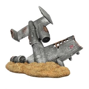 Accessoire de terrarium épave d’avion désert Terra Della