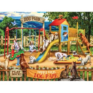 Sunsout Puzzle Tom Wood - Happy Days Dog Park