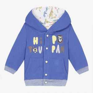 Catimini CQ17010 Cardigan Rever Gilet, Bleu (Indigo 46), 6-9 Mois (Taille Fabricant:6M) B&eacute;b&eacute; gar&ccedil;on