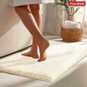 Tapis de bain Nasa Beige 80 x 120 cm