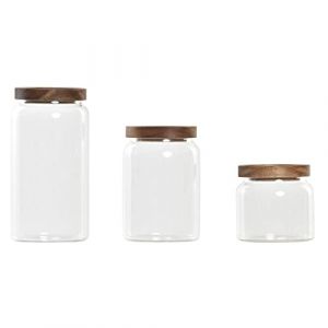 DKD Home Decor Lot de 3 pots standard