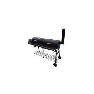 VidaXL 40254 - Fumoir Smocker double compartiment à charbon
