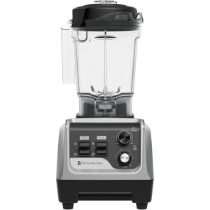 KitchenBrothers Power Blender - 1600W - 2L - Smoothie Maker - Ice Crusher - Gris M&eacute;tallique