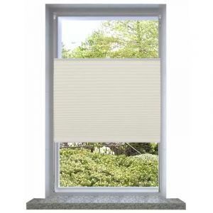 VidaXL Store plissé 40x150 cm Crème