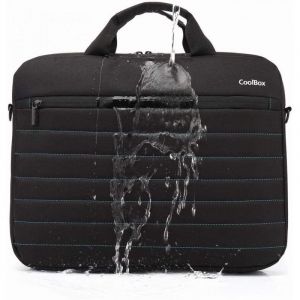 Coolbox Mallette étanche pour ordinateur portable 15,6" Noir