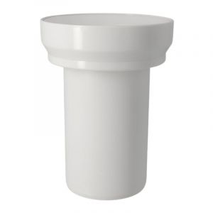 Nicoll Manchon d'évacuation, pipe droite évacuation bâti-support WC diamètre 90 mm