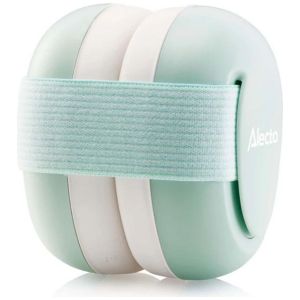 Alecto Casque Anti-bruit pour Bébés - Blanc et Vert