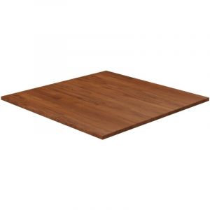 VidaXL Dessus de table carr&eacute; Marron fonc&eacute;70x70x1,5cm Bois ch&ecirc;ne trait&eacute;