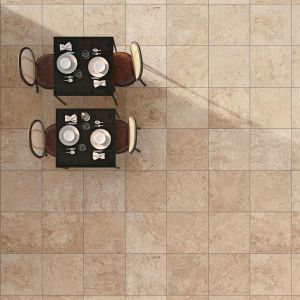 Carrelage sol extérieur effet pierre tiber 60x60 cm - Light structuré ad - Variation modérée des nuance: V2