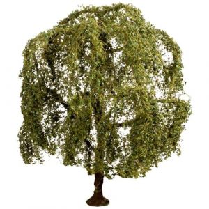 Noch Arbre de mod&eacute;lisme en Saule pleureur, color&eacute; &agrave; la Main, 15 cm de Haut pour Les &eacute;carteurs de Voie H0, TT, N, Z et Bien d'autres &eacute;chelles pour Le Bricolage, la Construction de dioramas et Le