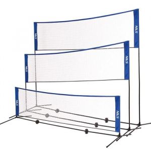 Filet multifonction + housse complete de badminton /tennis/volleyball NILS NT7111