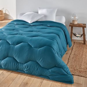 Couette hiver synt tique Color Bleu Taille 200x200 cm;140x200 cm;220x240 cm;240x260 cm